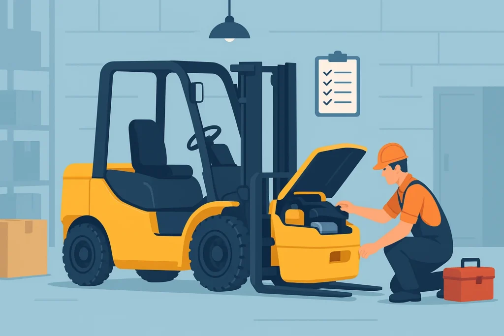 reandy khazhen training jadwal servis forklift diesel